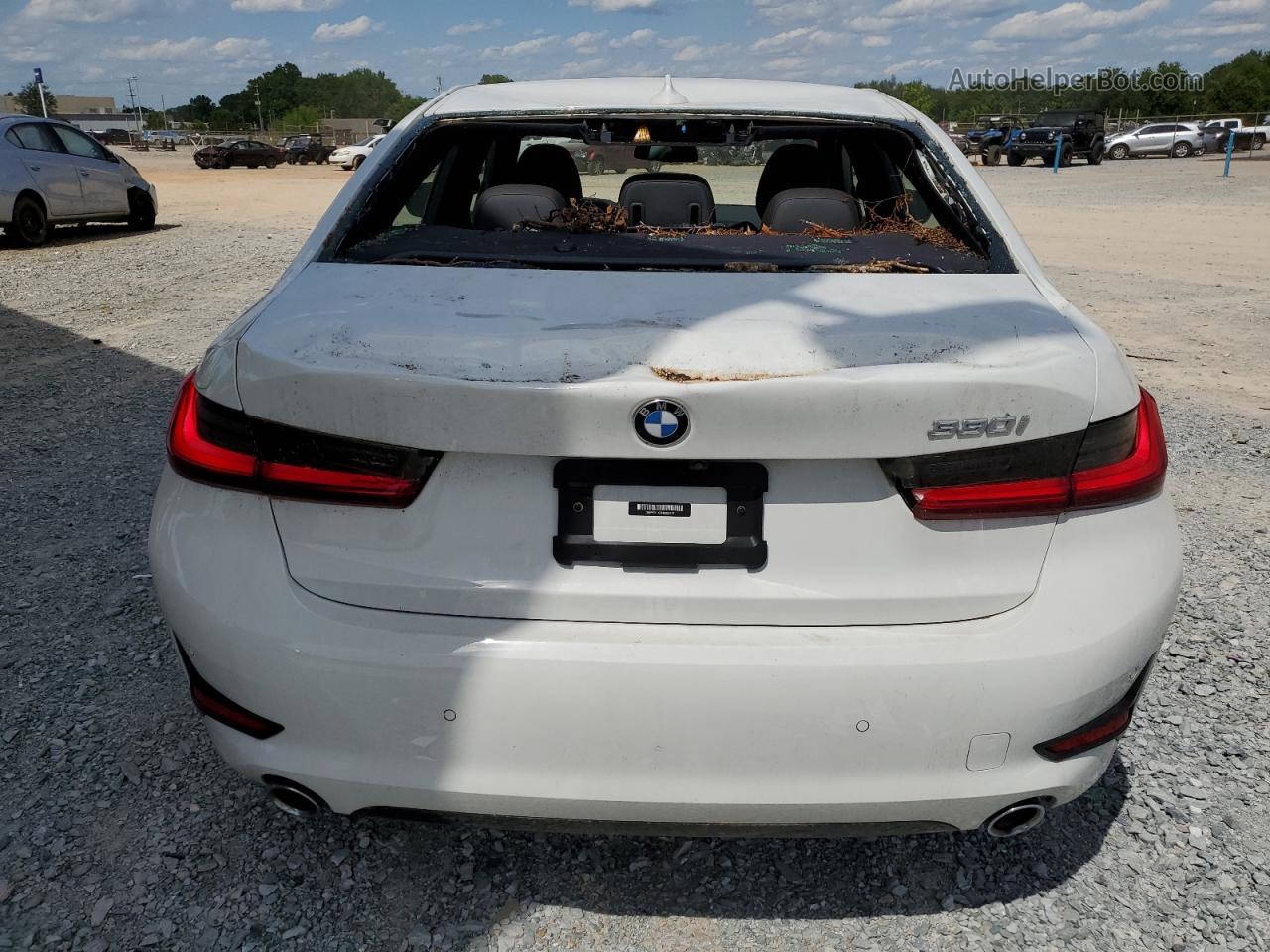 2021 Bmw 330i  White vin: 3MW5R1J02M8B63709