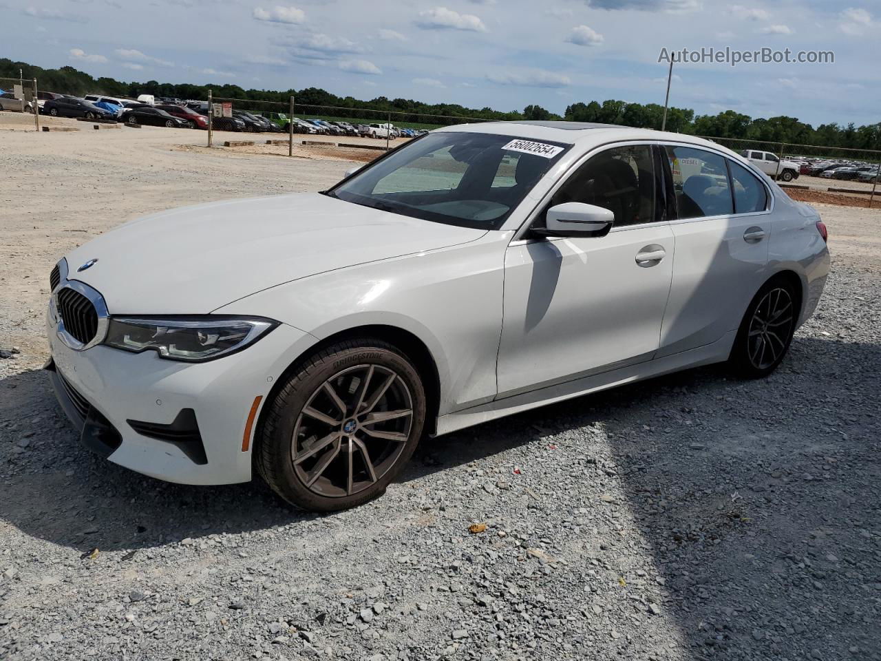 2021 Bmw 330i  White vin: 3MW5R1J02M8B63709