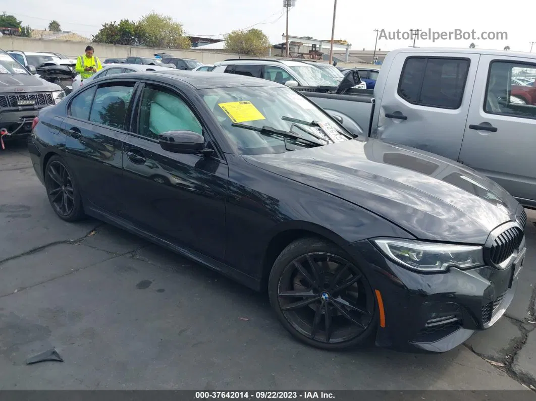 2021 Bmw 3 Series 330i Black vin: 3MW5R1J02M8C18465