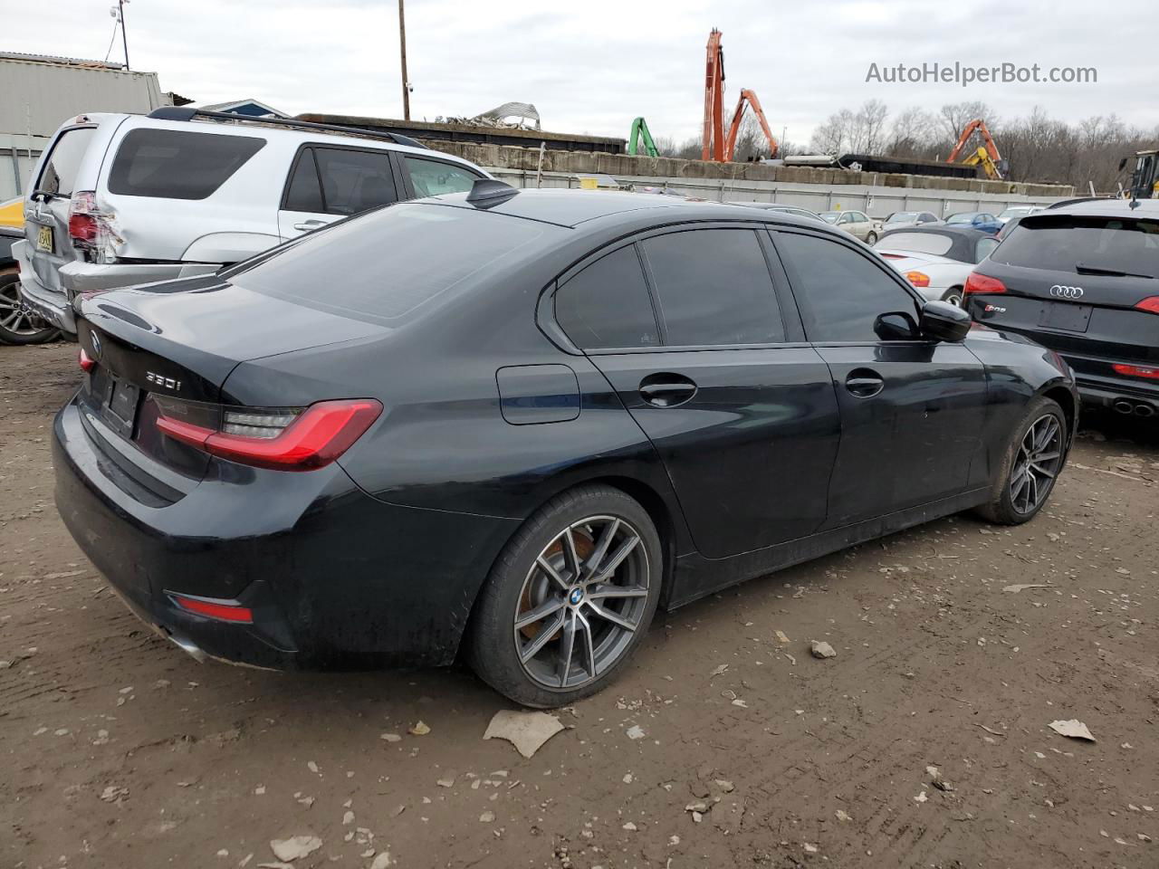 2020 Bmw 330i  Black vin: 3MW5R1J03L8B11536