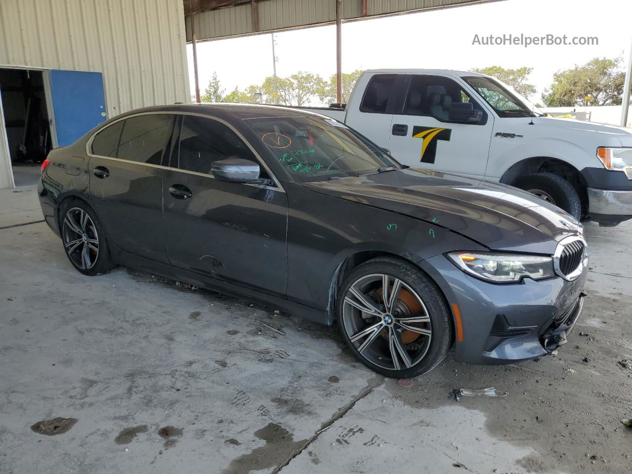 2020 Bmw 330i  Silver vin: 3MW5R1J03L8B14811