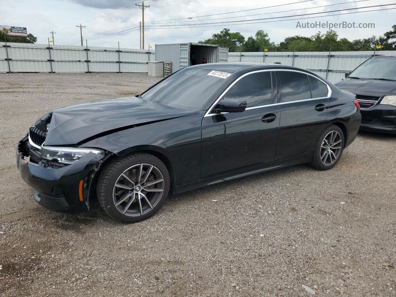 2020 Bmw 330i  Black vin: 3MW5R1J03L8B21631