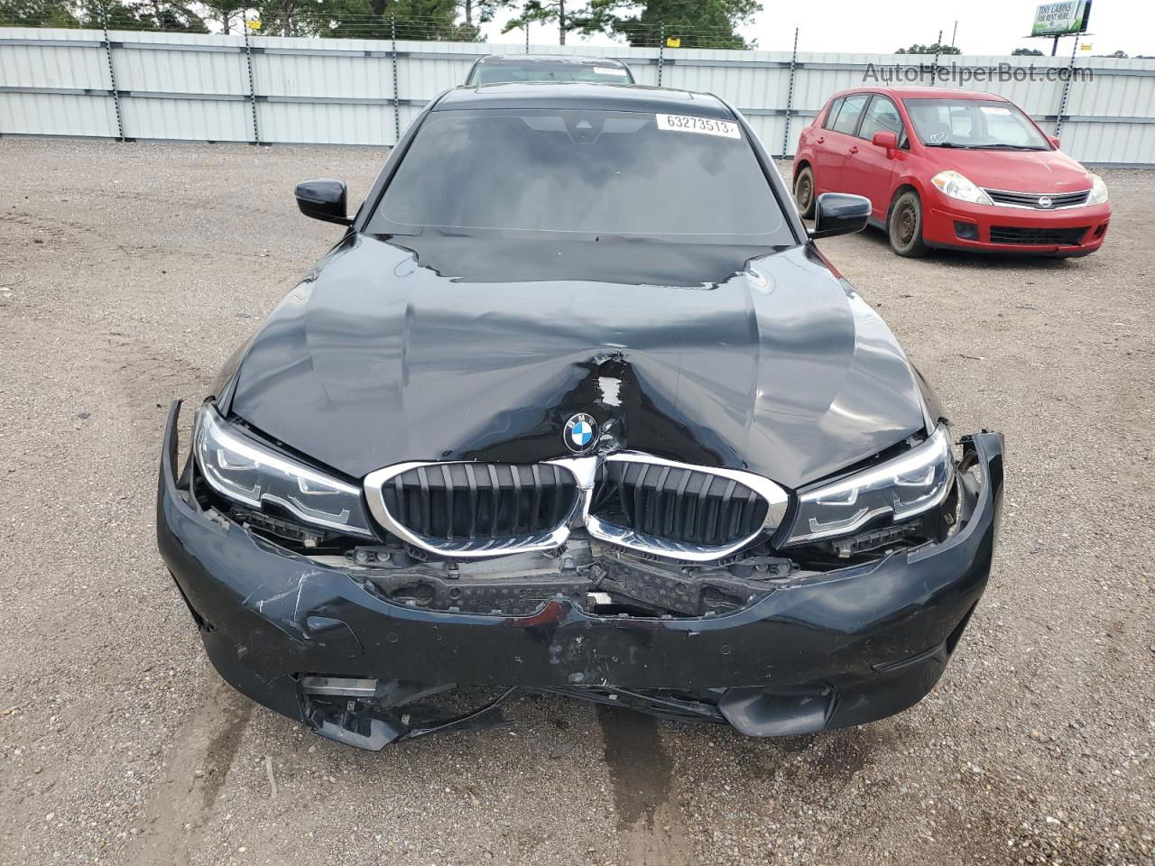 2020 Bmw 330i  Black vin: 3MW5R1J03L8B21631