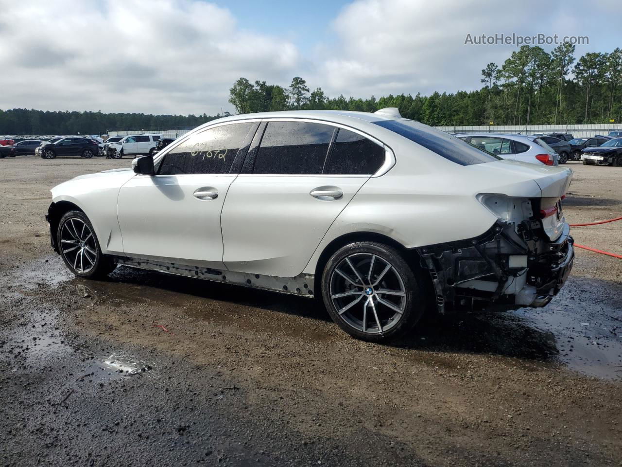 2020 Bmw 330i  White vin: 3MW5R1J03L8B23265