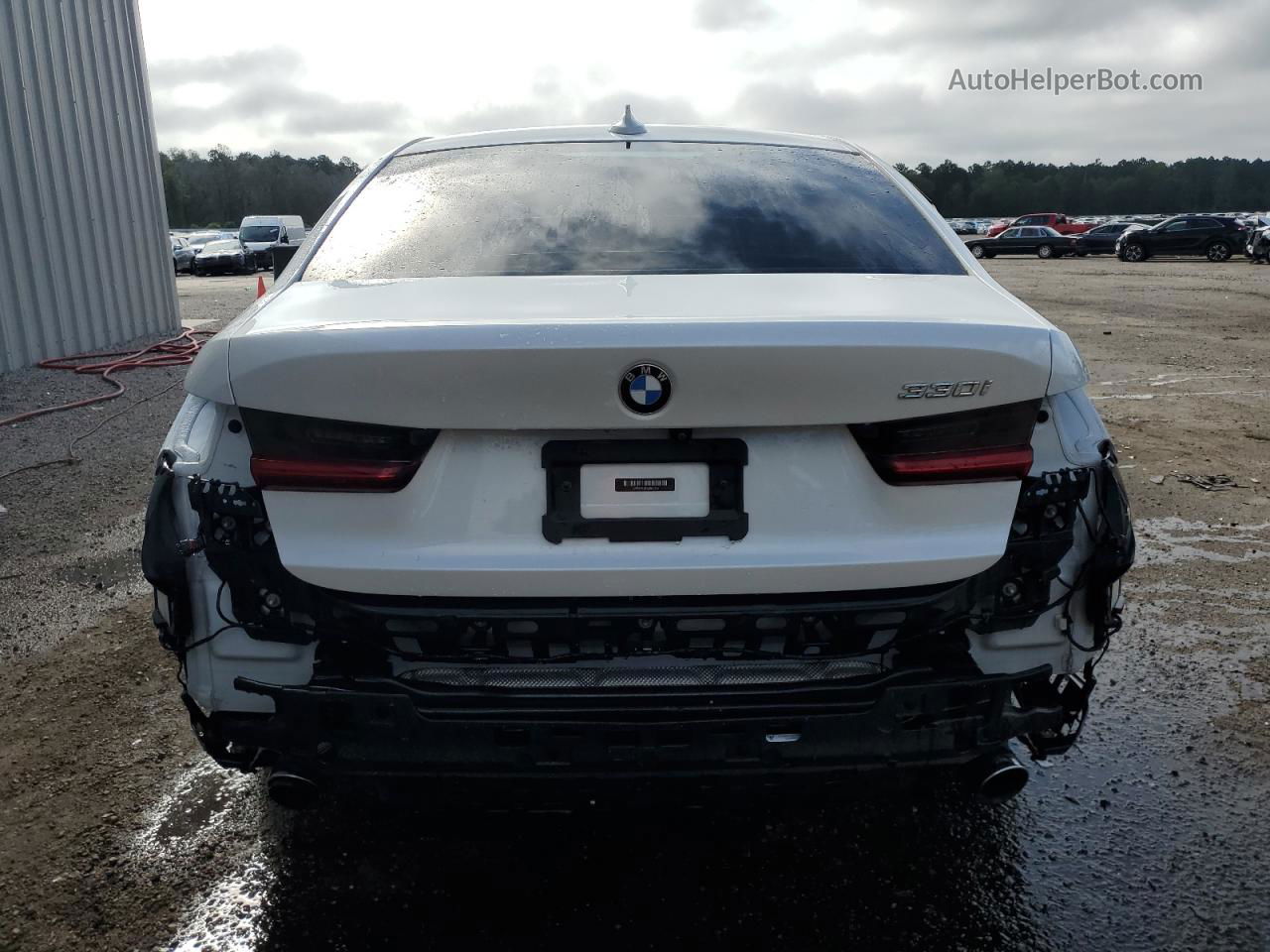 2020 Bmw 330i  White vin: 3MW5R1J03L8B23265