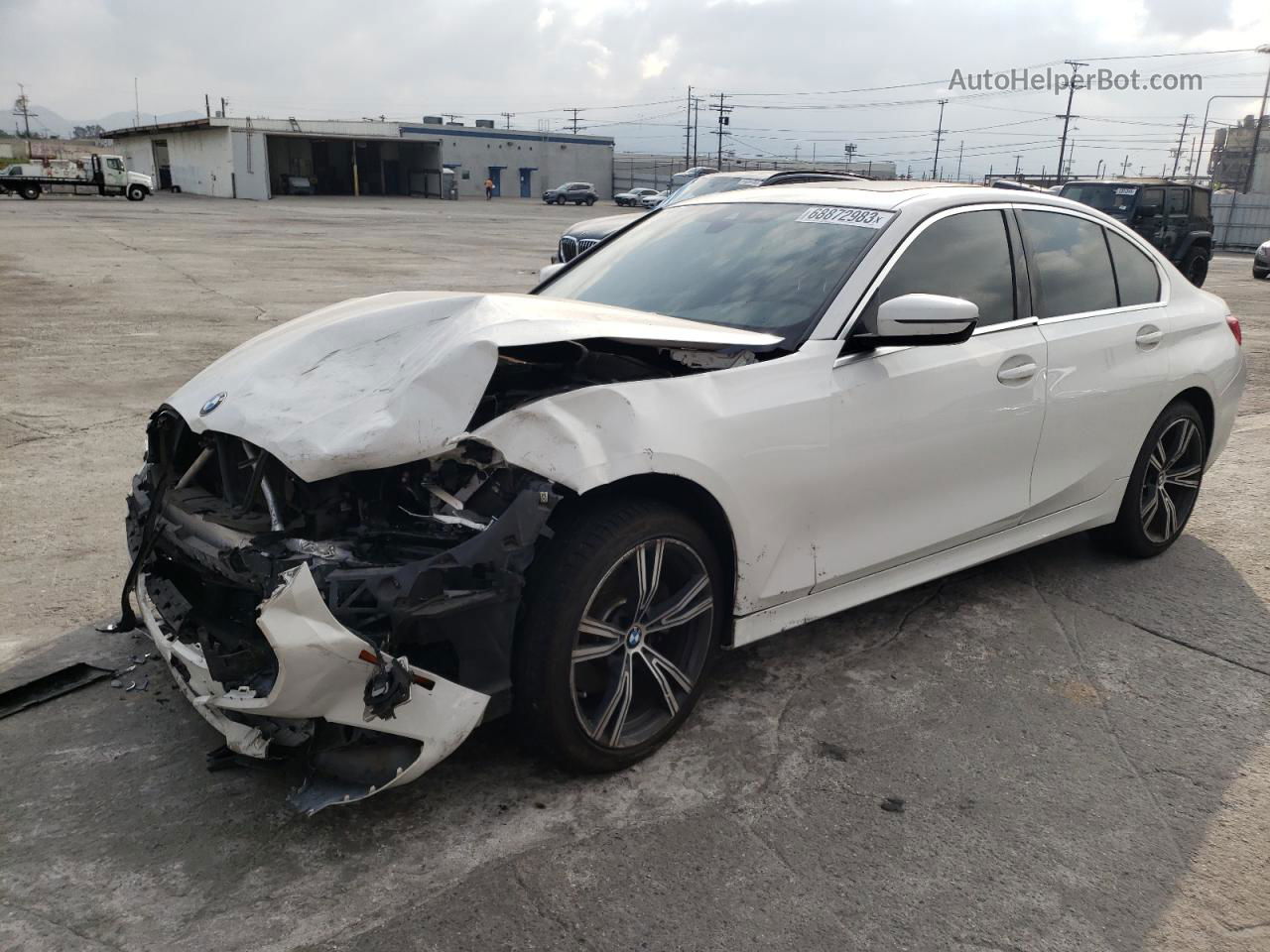 2020 Bmw 330i  White vin: 3MW5R1J03L8B29034