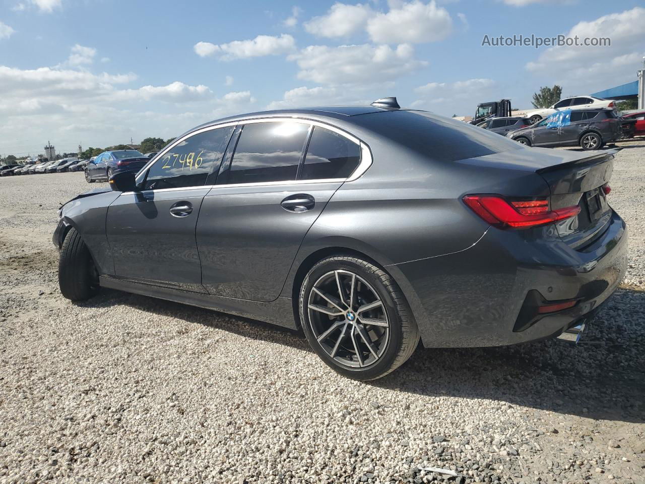 2020 Bmw 330i  Gray vin: 3MW5R1J03L8B38431