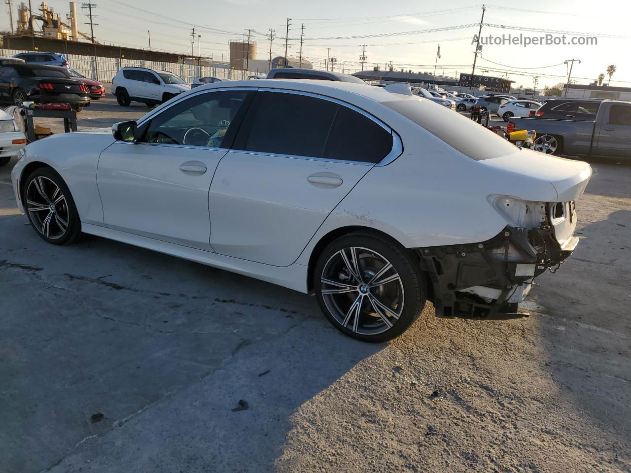 2021 Bmw 330i  White vin: 3MW5R1J03M8B61841