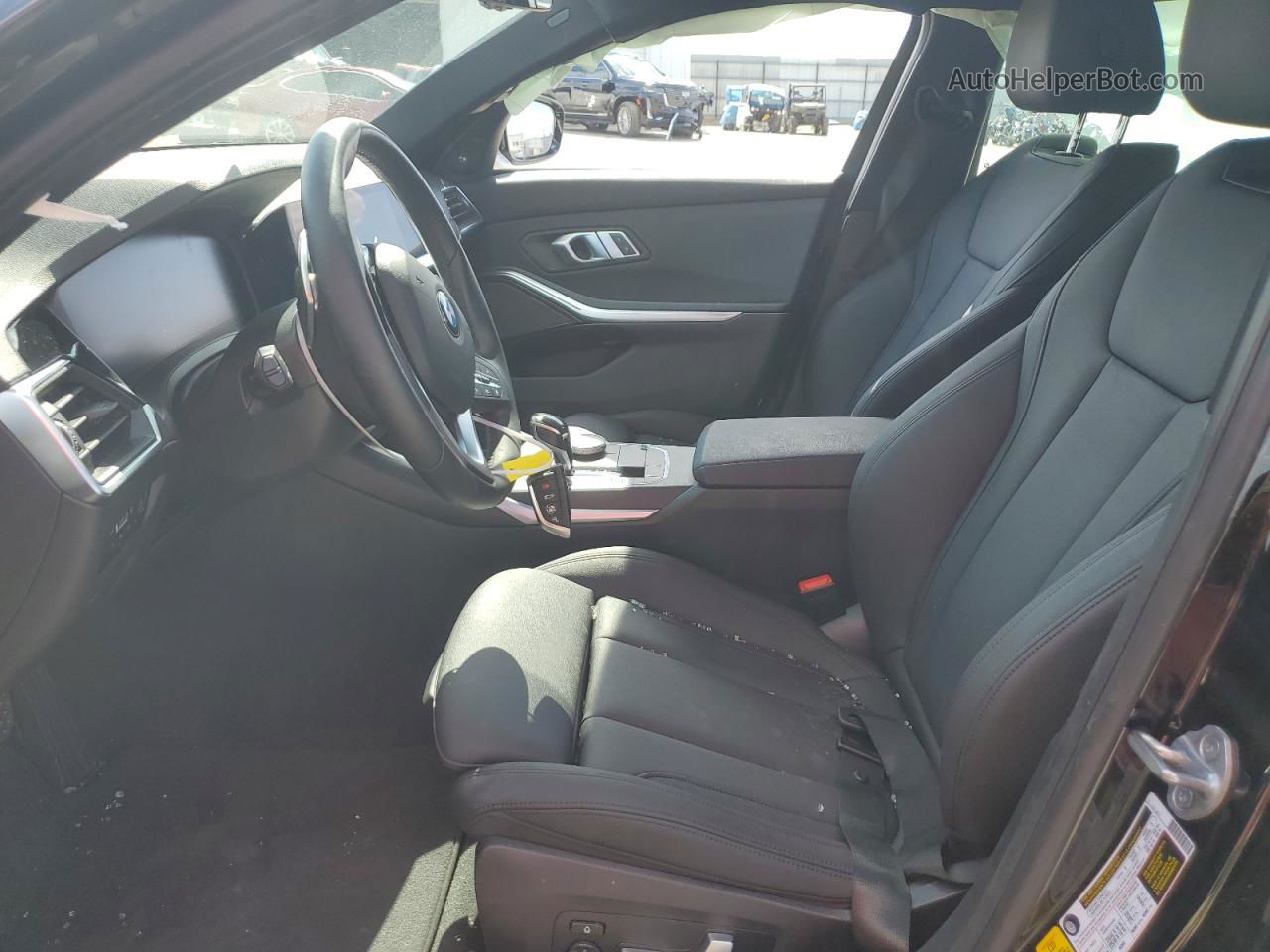 2021 Bmw 330i  Black vin: 3MW5R1J03M8C02341