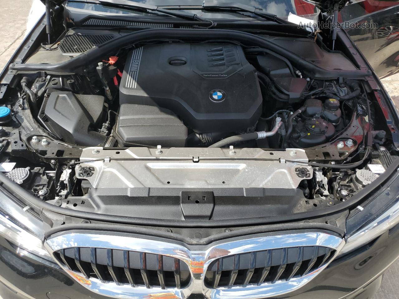 2021 Bmw 330i  Black vin: 3MW5R1J03M8C02341