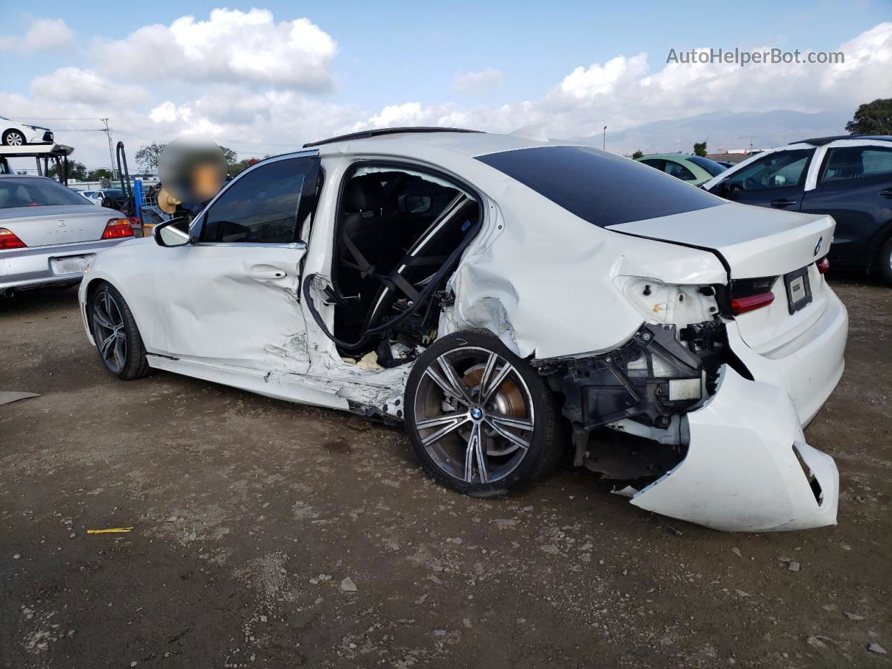 2020 Bmw 330i  White vin: 3MW5R1J04L8B11030