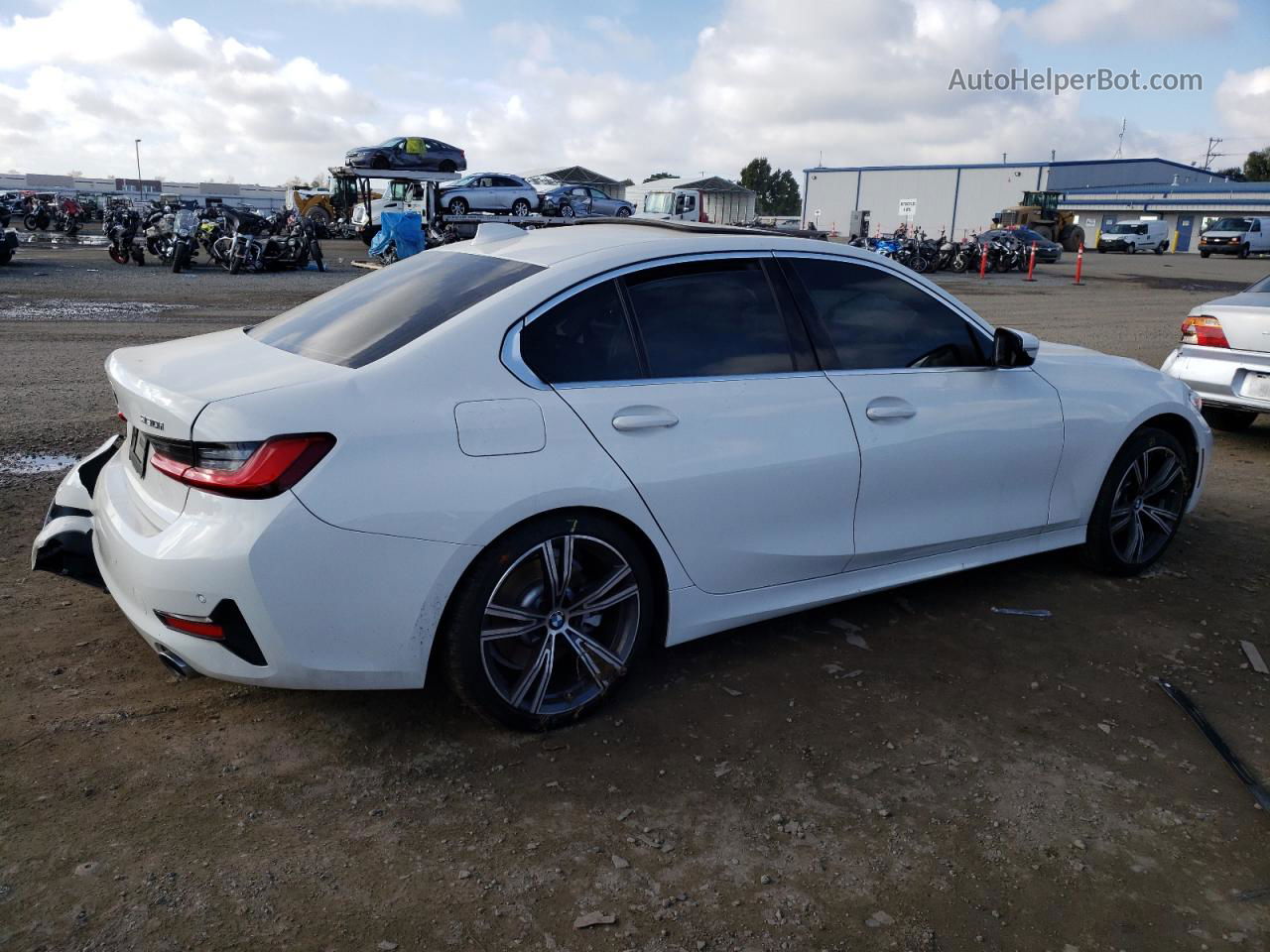 2020 Bmw 330i  White vin: 3MW5R1J04L8B11030