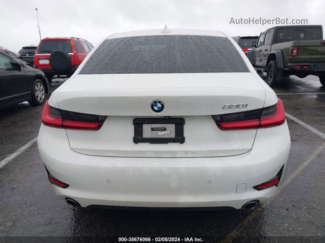 2020 Bmw 330i   White vin: 3MW5R1J04L8B16390