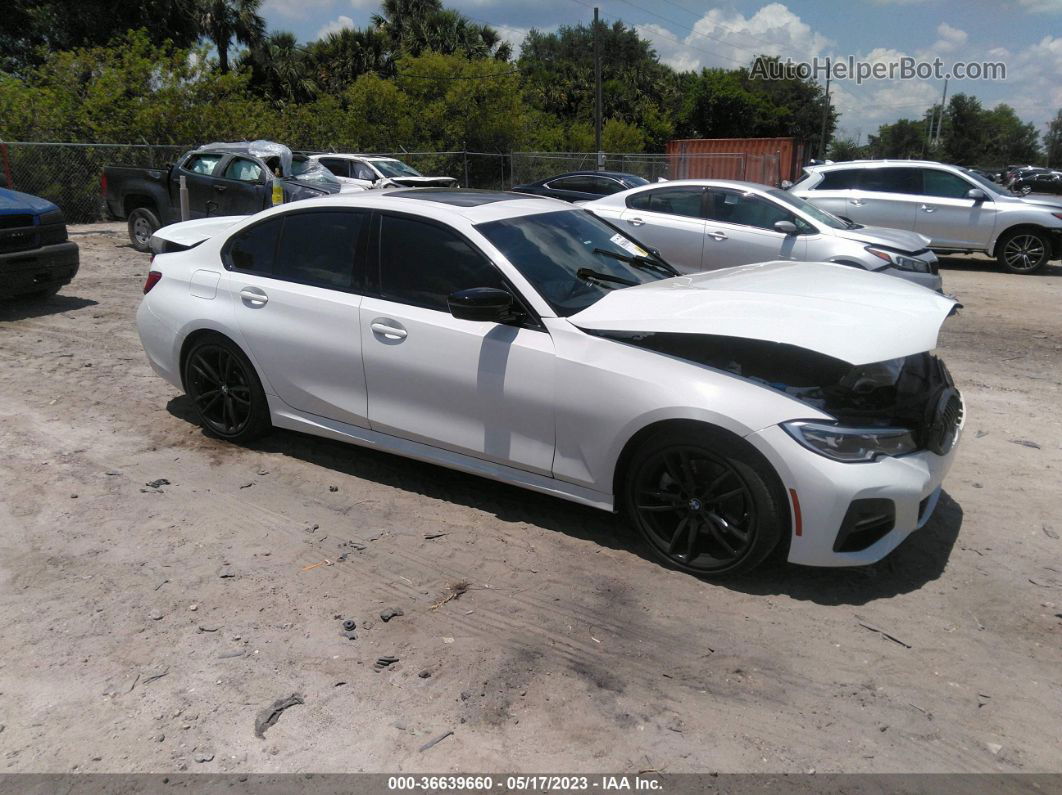 2021 Bmw 330i White vin: 3MW5R1J04M8B89096