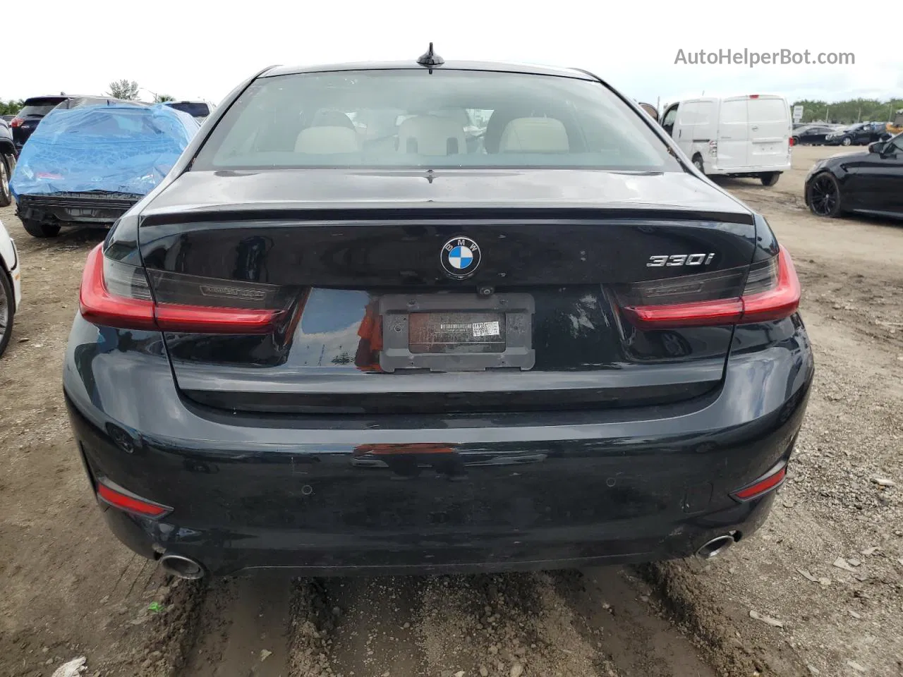 2020 Bmw 330i  Черный vin: 3MW5R1J05L8B09819