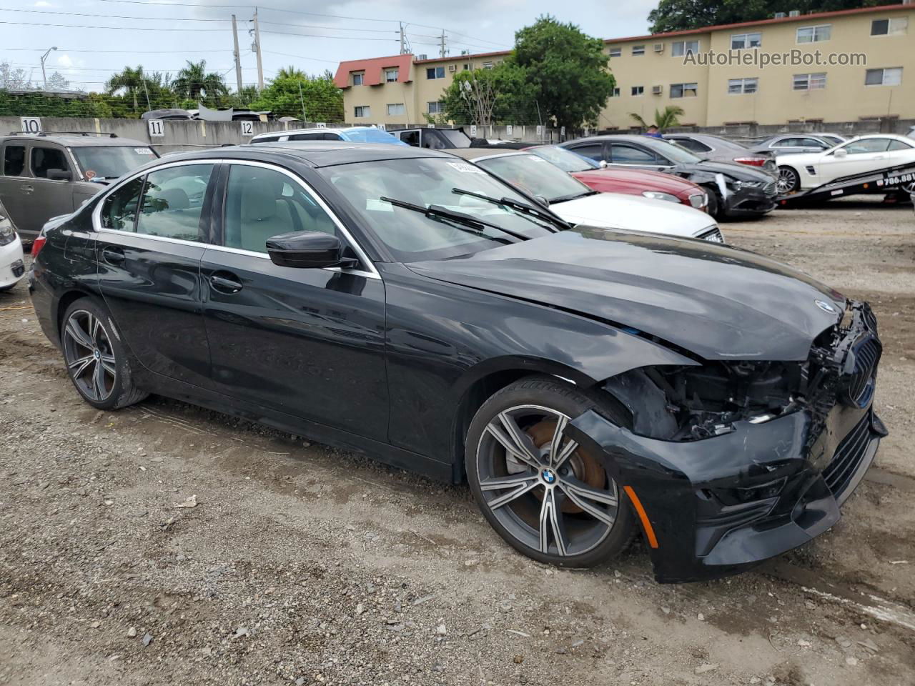 2020 Bmw 330i  Черный vin: 3MW5R1J05L8B09819