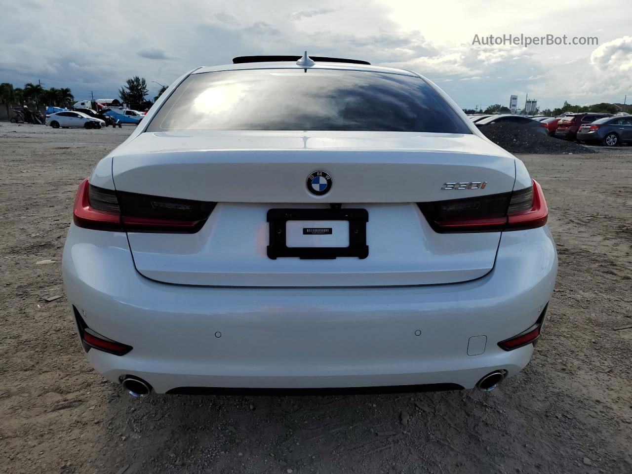 2020 Bmw 330i  White vin: 3MW5R1J05L8B15541