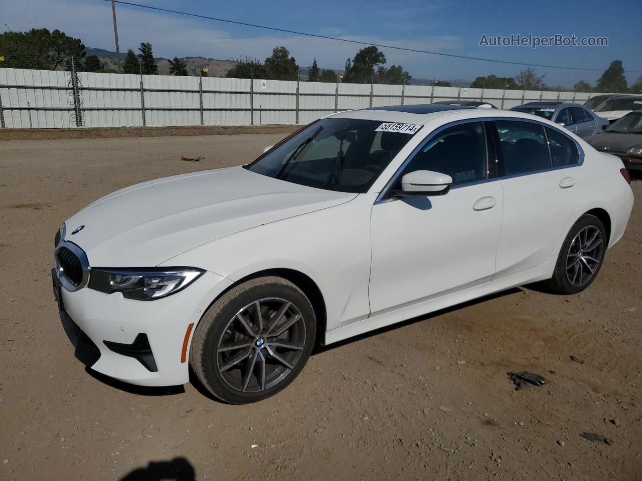 2020 Bmw 330i  White vin: 3MW5R1J05L8B26832