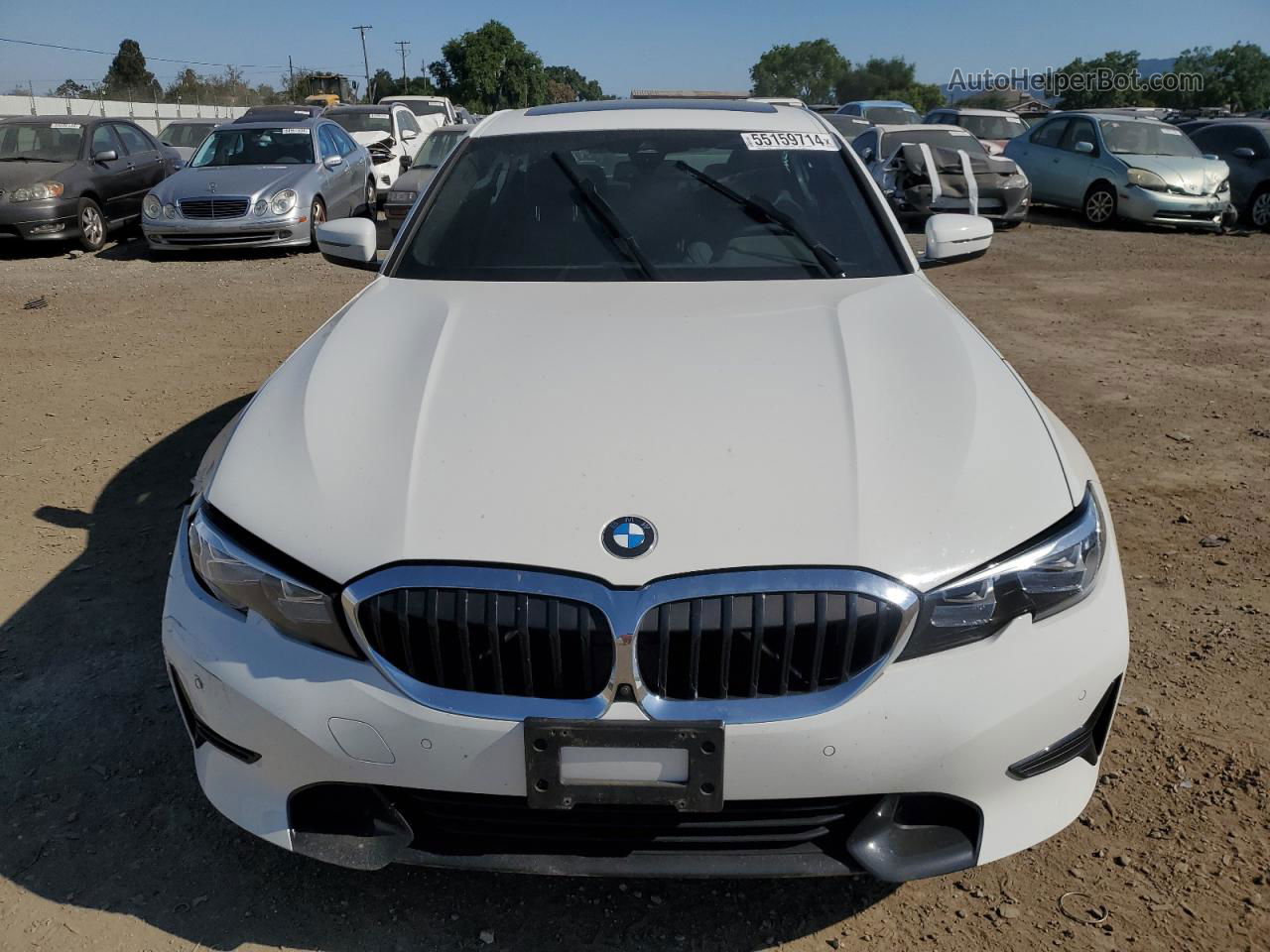 2020 Bmw 330i  White vin: 3MW5R1J05L8B26832