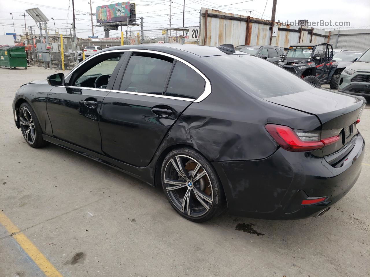 2020 Bmw 330i  Black vin: 3MW5R1J05L8B29200