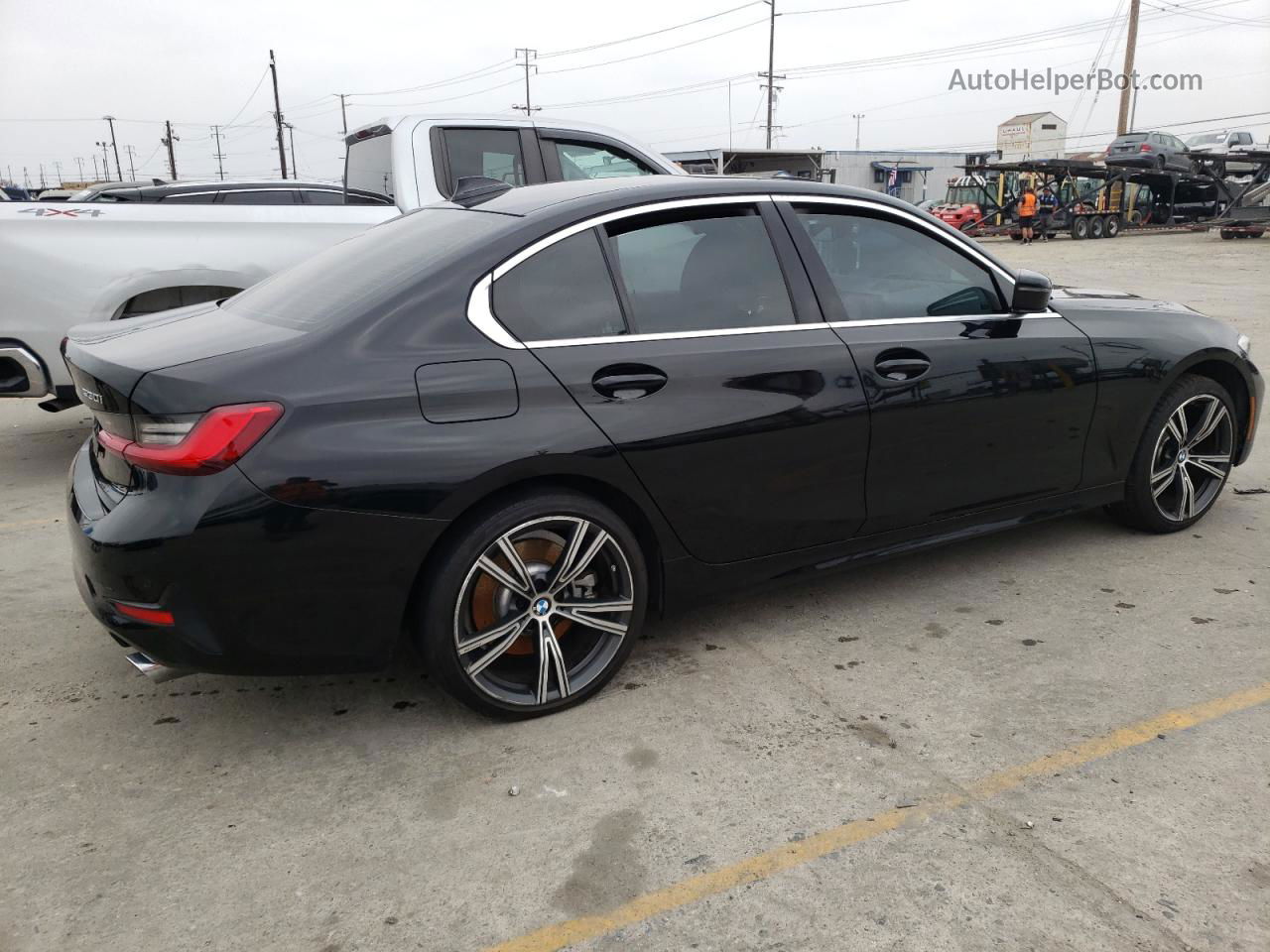 2020 Bmw 330i  Black vin: 3MW5R1J05L8B29200