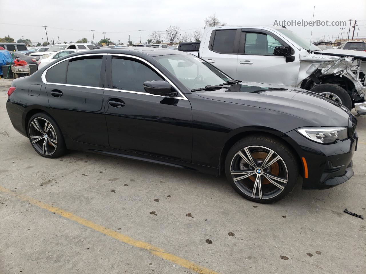 2020 Bmw 330i  Black vin: 3MW5R1J05L8B29200