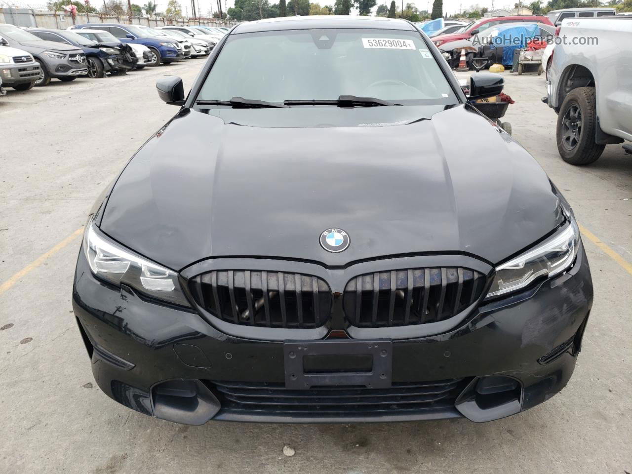 2020 Bmw 330i  Black vin: 3MW5R1J05L8B29200