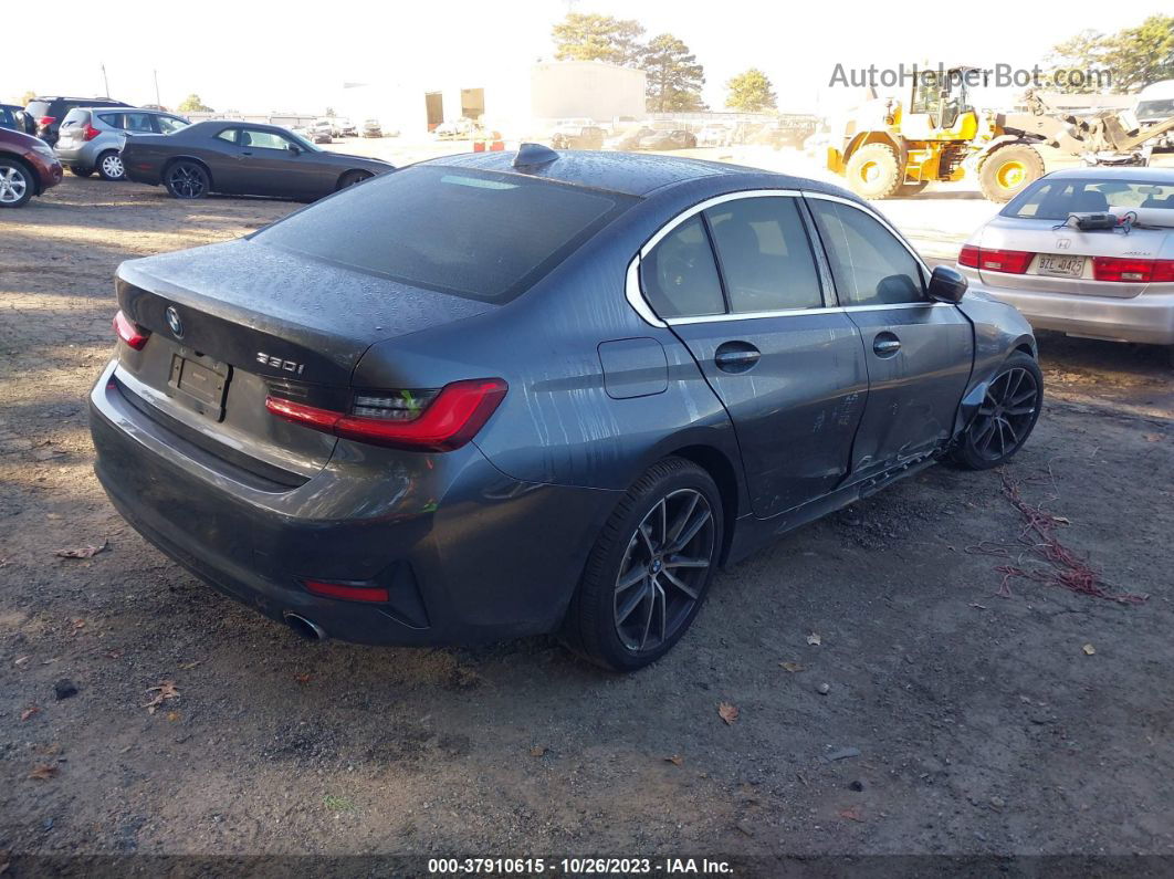 2020 Bmw 3 Series 330i Gray vin: 3MW5R1J05L8B29598