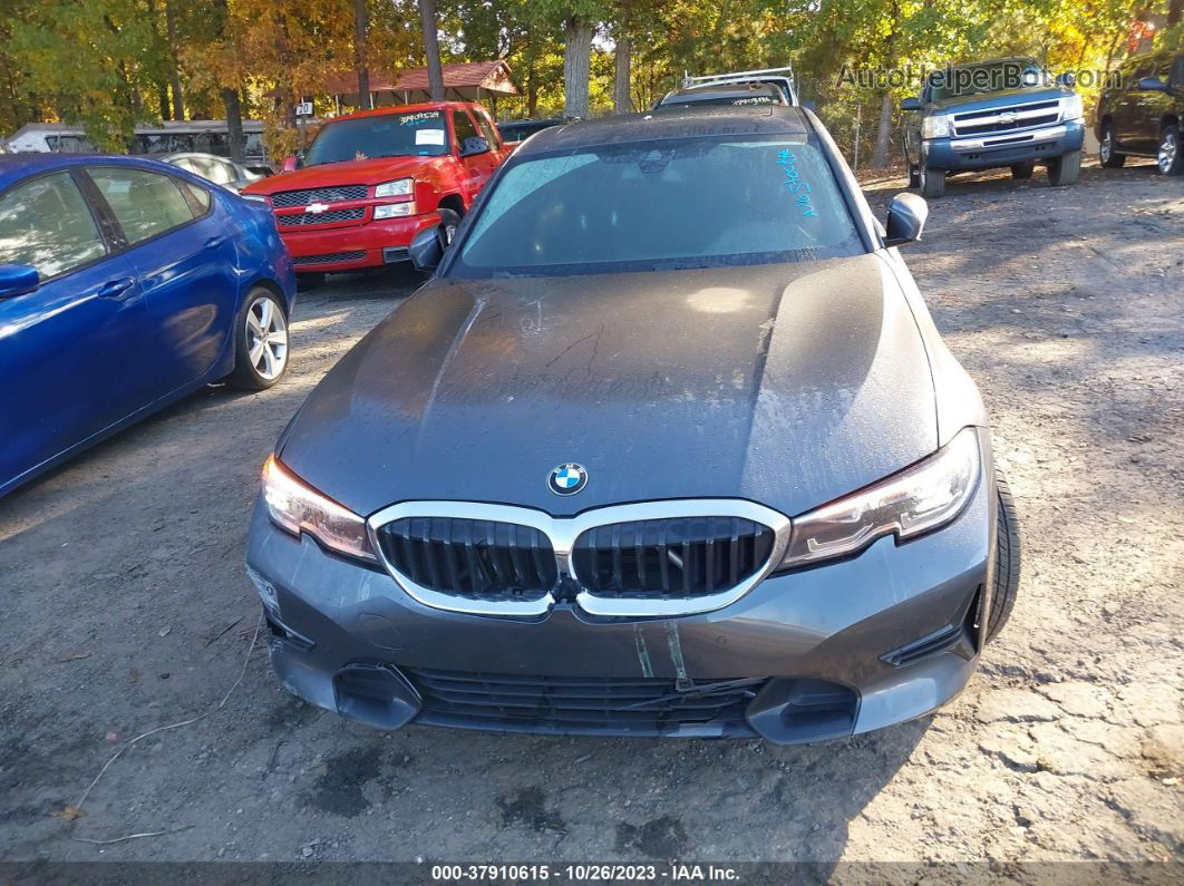 2020 Bmw 3 Series 330i Gray vin: 3MW5R1J05L8B29598