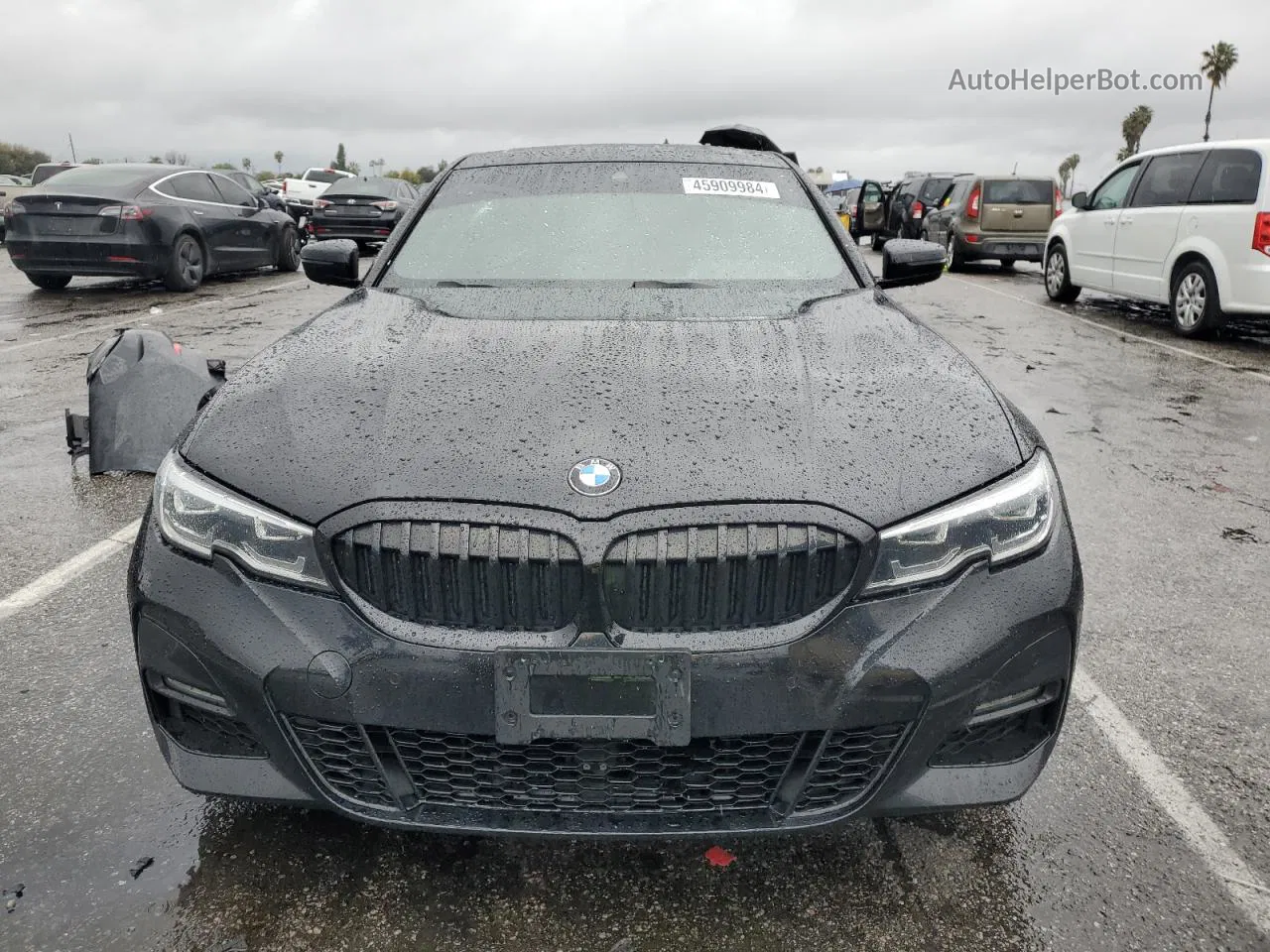 2021 Bmw 330i  Black vin: 3MW5R1J05M8B72274