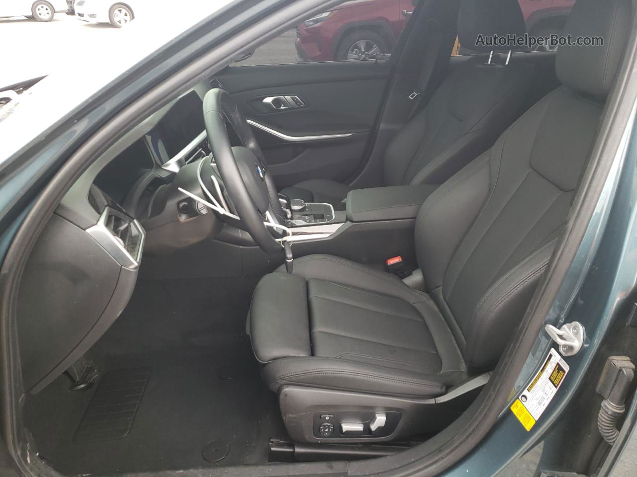 2021 Bmw 330i  Бирюзовый vin: 3MW5R1J05M8B84005