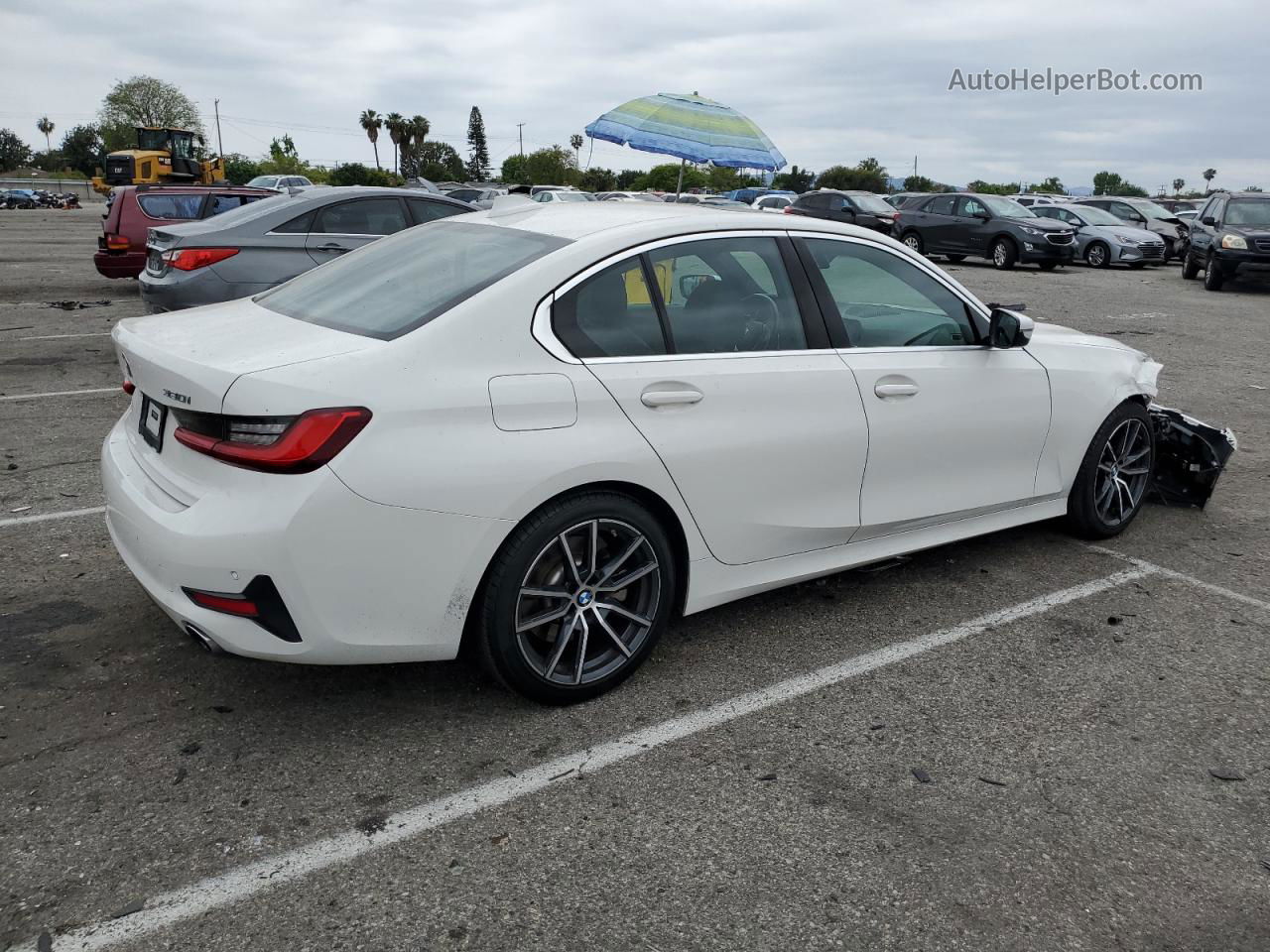 2020 Bmw 330i  White vin: 3MW5R1J06L8B04211