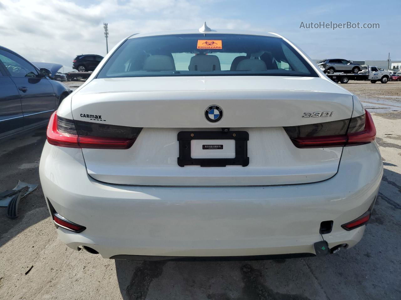 2020 Bmw 330i  White vin: 3MW5R1J06L8B26483