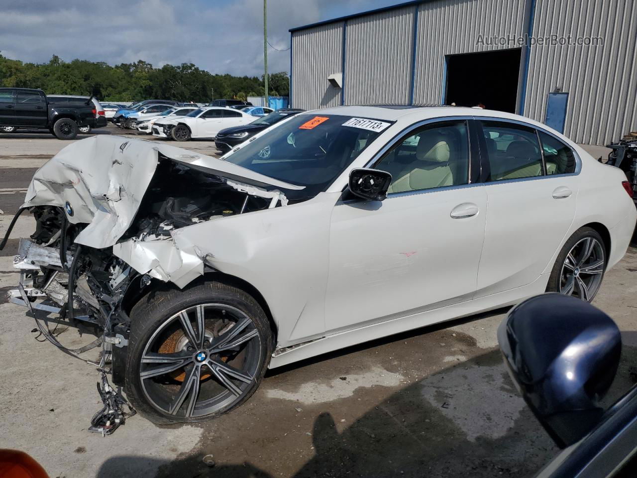 2020 Bmw 330i  White vin: 3MW5R1J06L8B26483