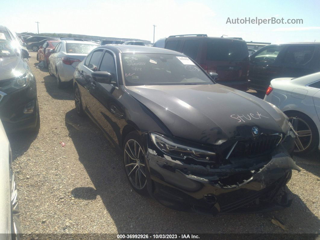 2020 Bmw 3 Series 330i Black vin: 3MW5R1J06L8B36155