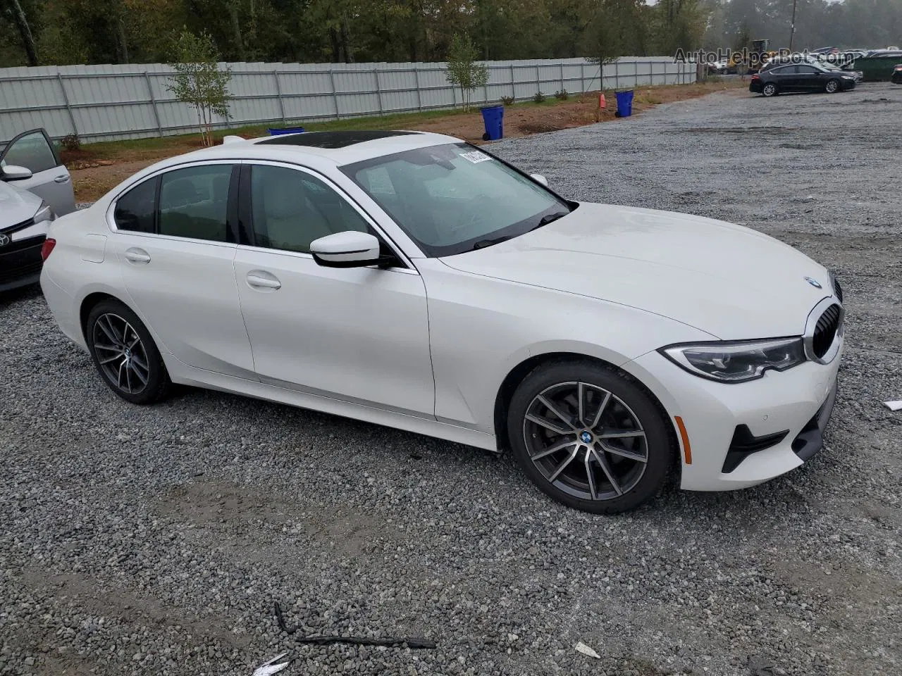 2021 Bmw 330i  White vin: 3MW5R1J06M8C07856