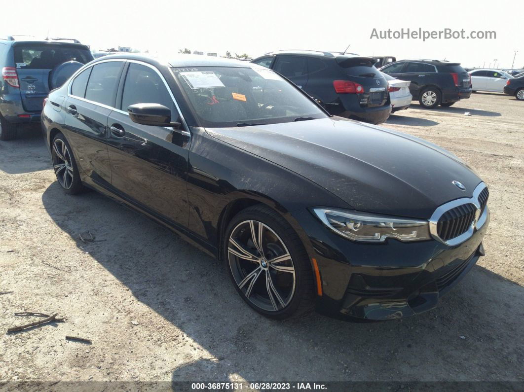 2020 Bmw 3 Series 330i Black vin: 3MW5R1J07L8B09305