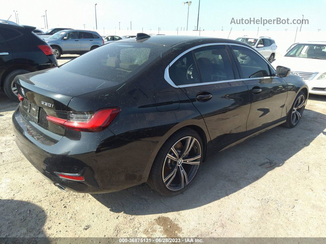 2020 Bmw 3 Series 330i Black vin: 3MW5R1J07L8B09305