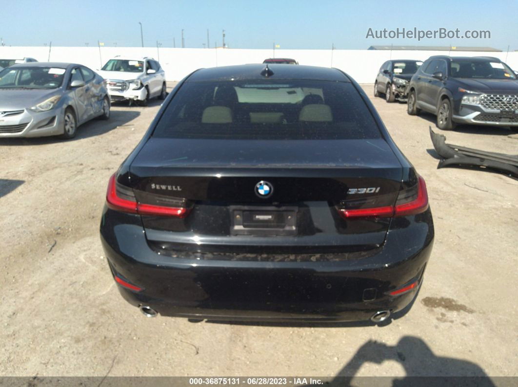 2020 Bmw 3 Series 330i Black vin: 3MW5R1J07L8B09305