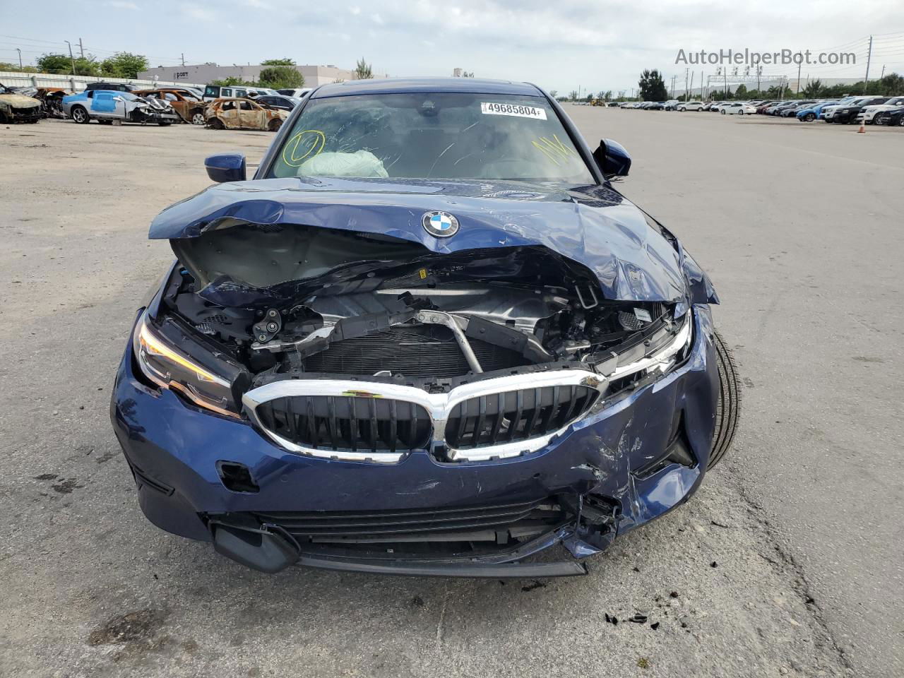 2020 Bmw 330i  Blue vin: 3MW5R1J07L8B18621