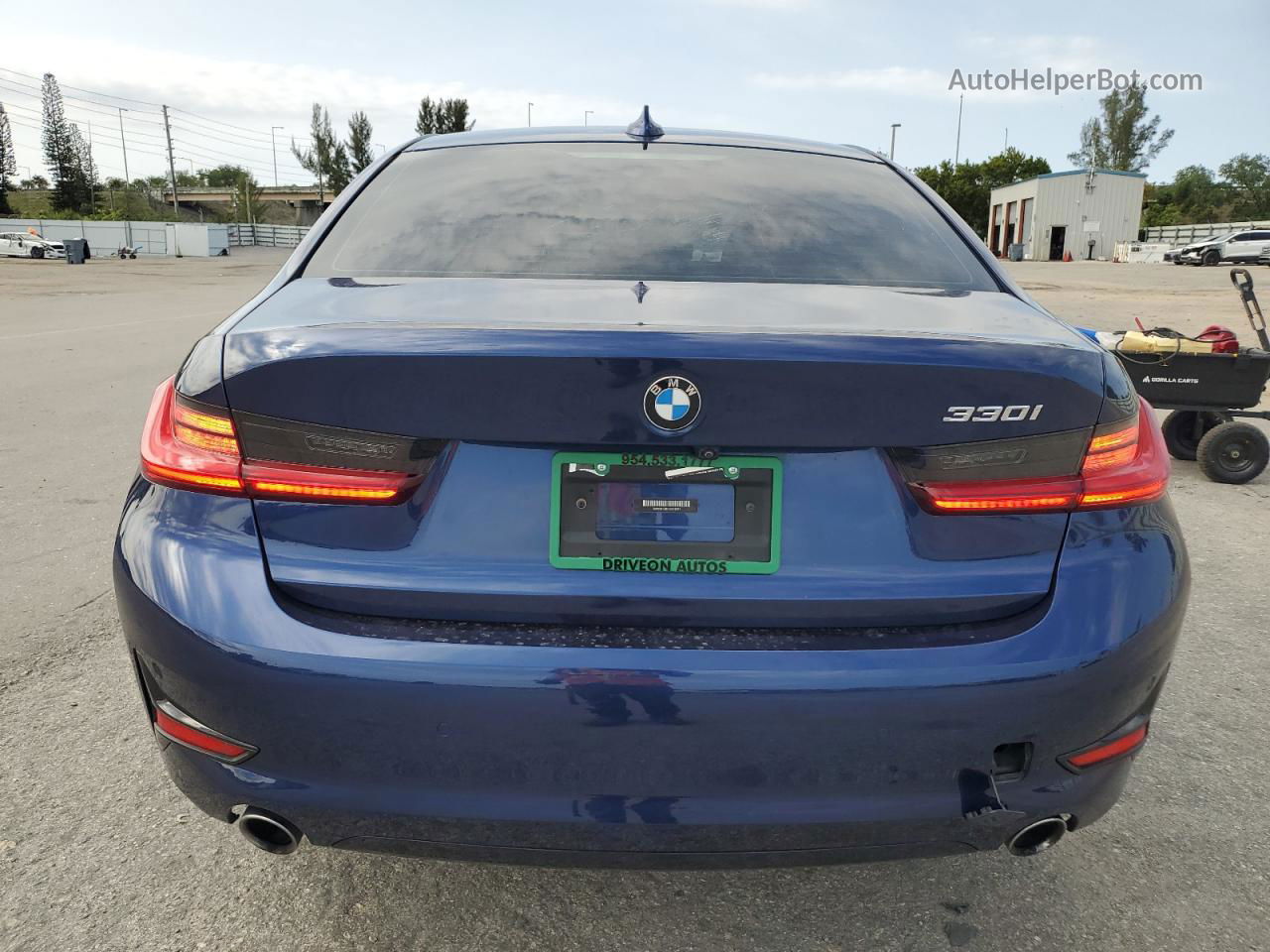 2020 Bmw 330i  Blue vin: 3MW5R1J07L8B18621