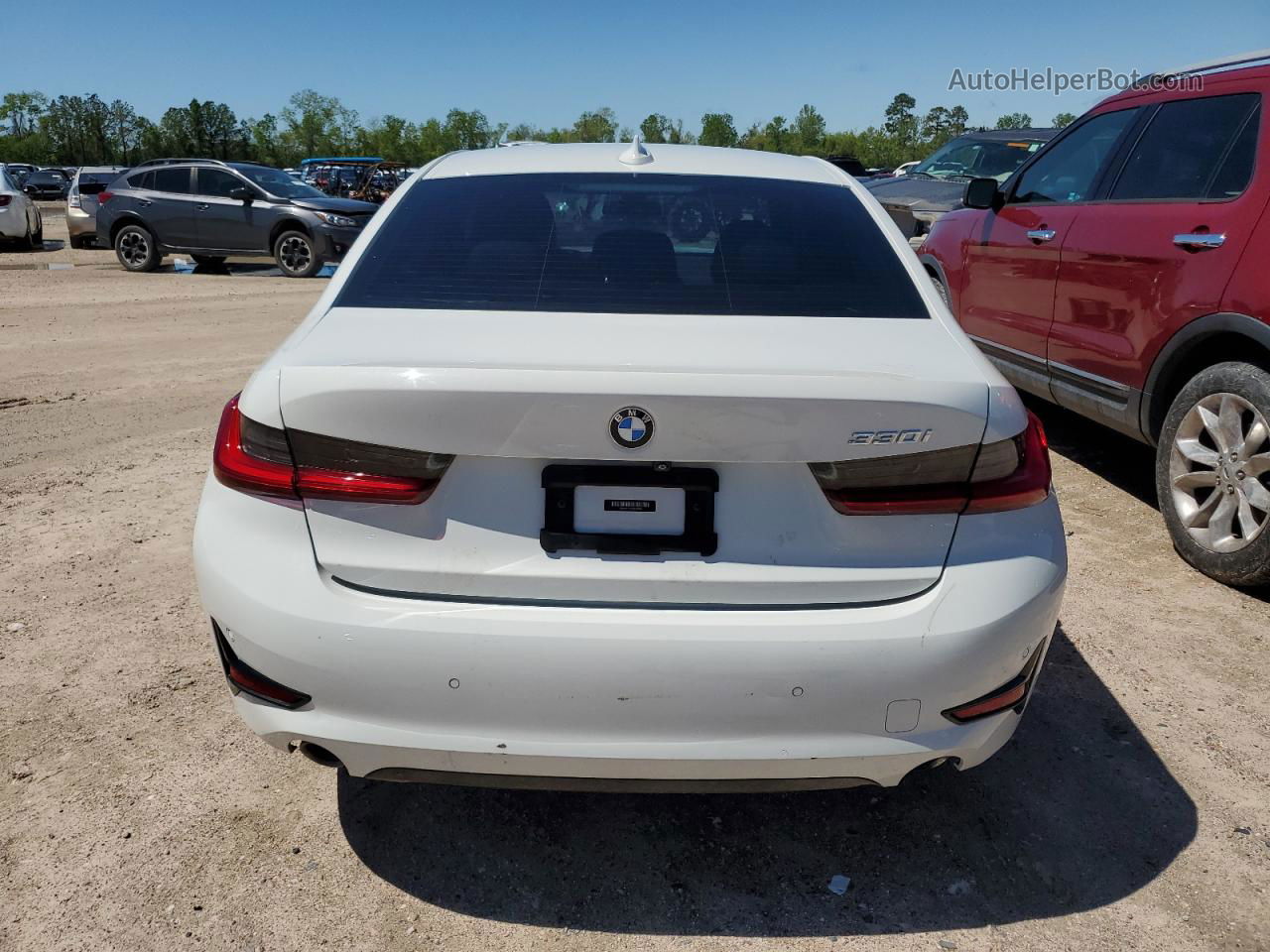 2020 Bmw 330i  White vin: 3MW5R1J07L8B34186