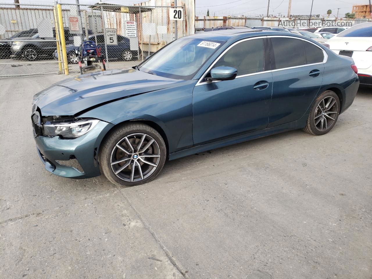 2020 Bmw 330i  Green vin: 3MW5R1J08L8B07515