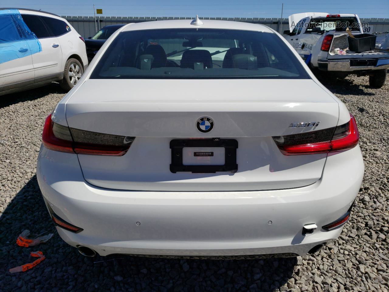 2020 Bmw 330i  White vin: 3MW5R1J08L8B12858