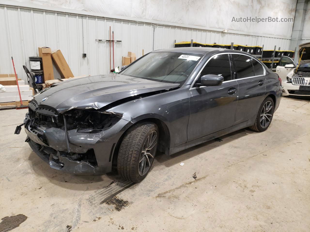 2020 Bmw 330i  Gray vin: 3MW5R1J08L8B22127