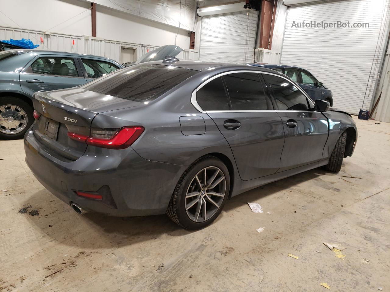 2020 Bmw 330i  Gray vin: 3MW5R1J08L8B22127