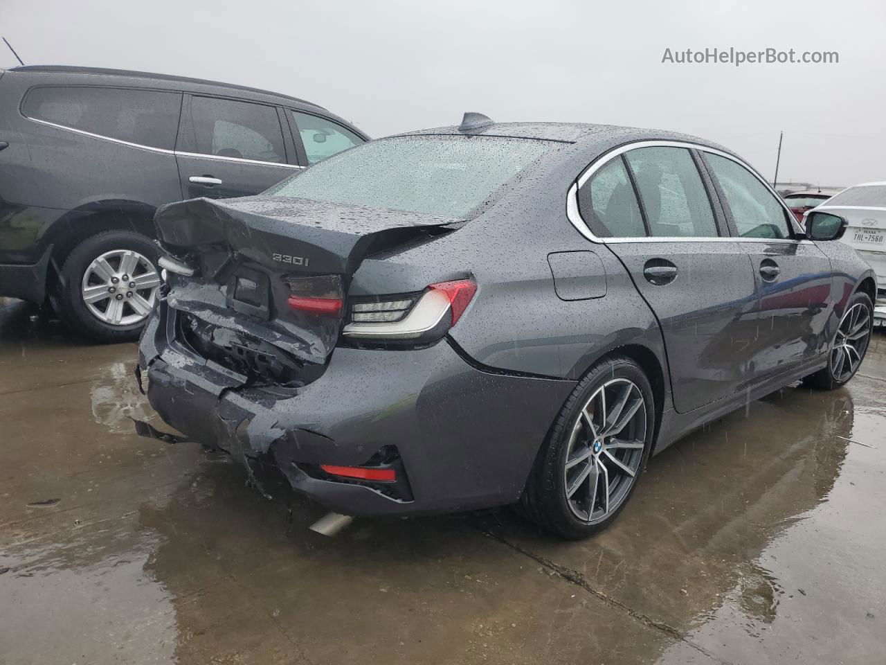 2020 Bmw 330i  Gray vin: 3MW5R1J08L8B43558