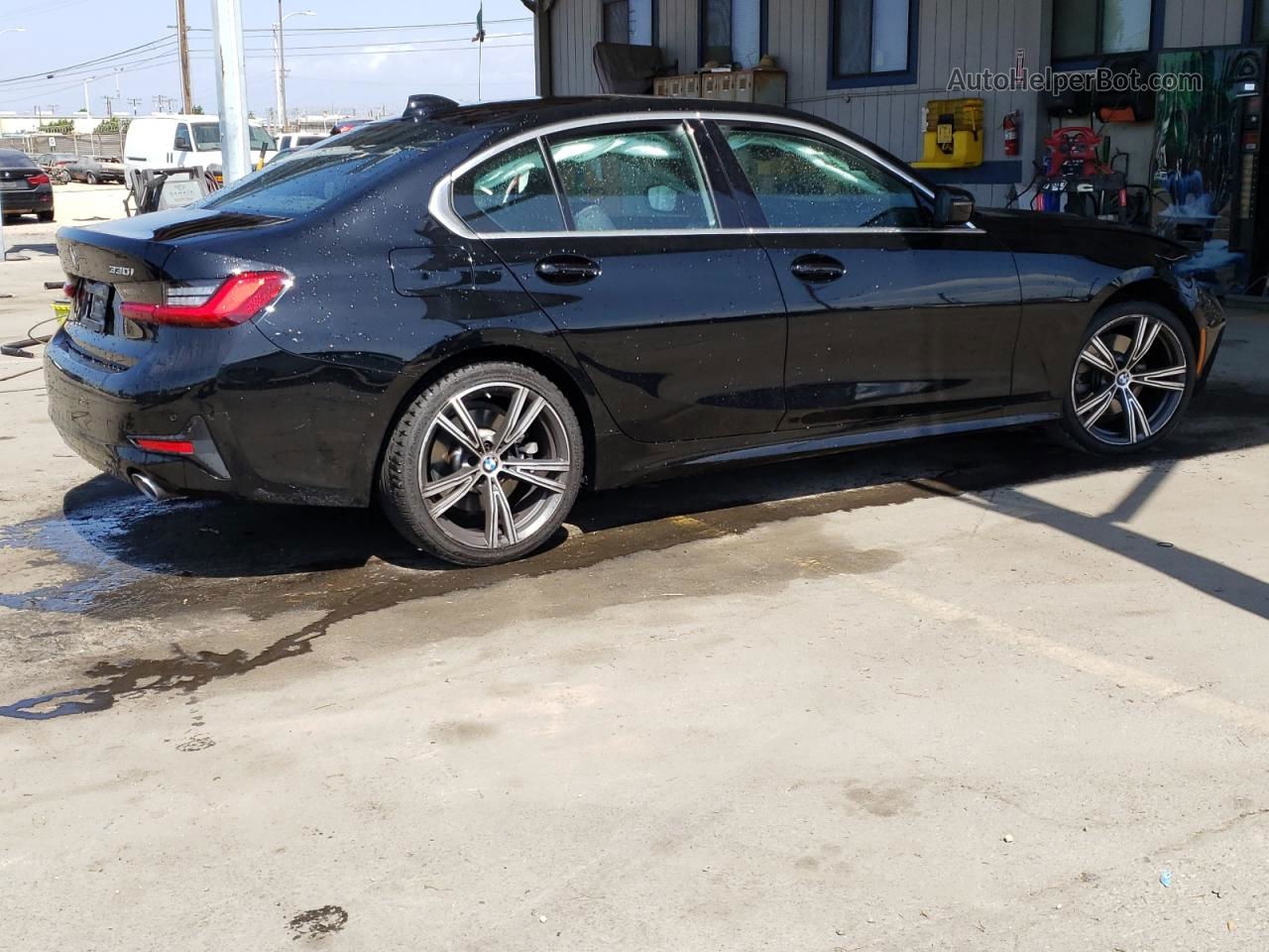 2021 Bmw 330i  Black vin: 3MW5R1J08M8C21841