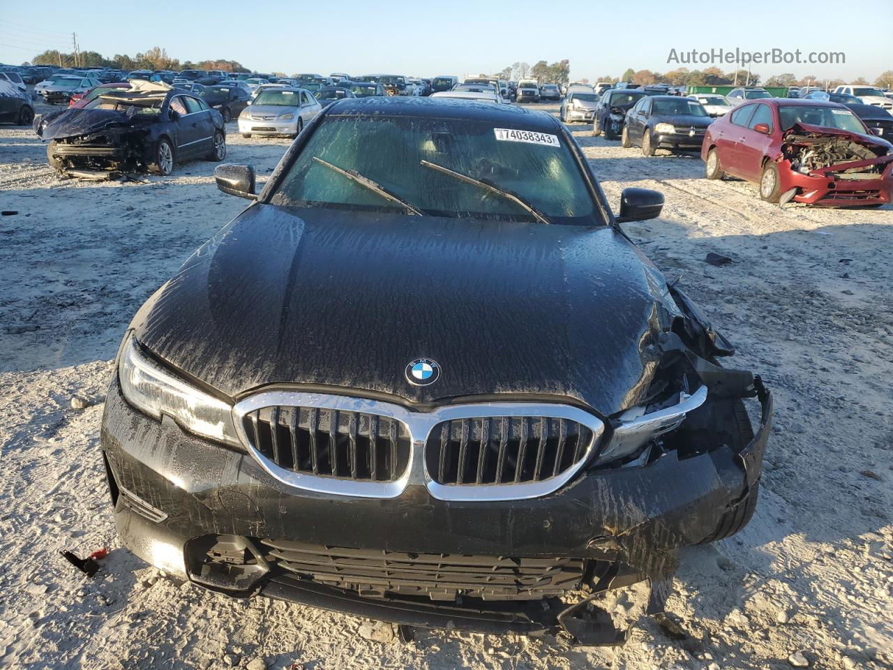 2020 Bmw 330i  Black vin: 3MW5R1J09L8B07295