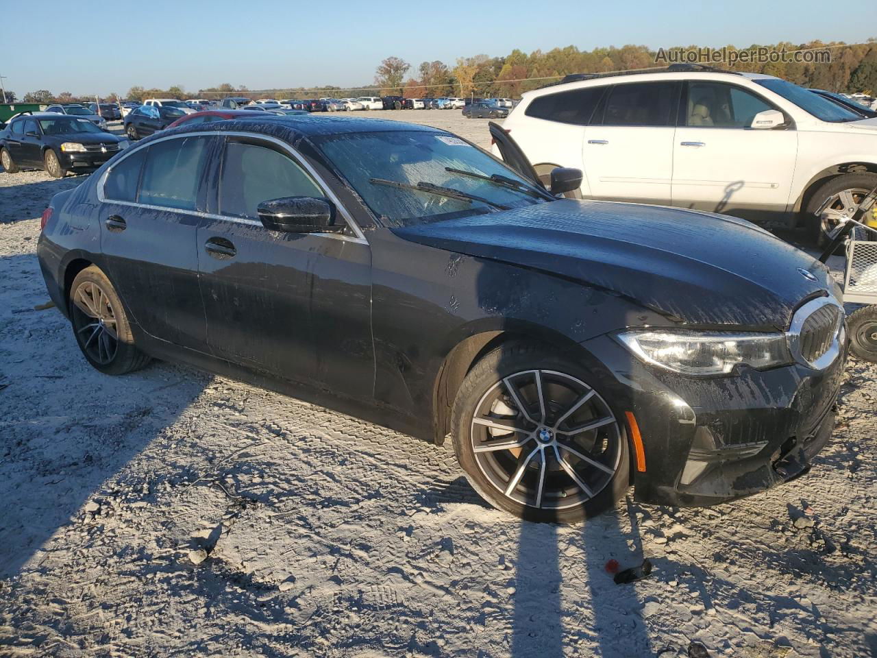 2020 Bmw 330i  Black vin: 3MW5R1J09L8B07295